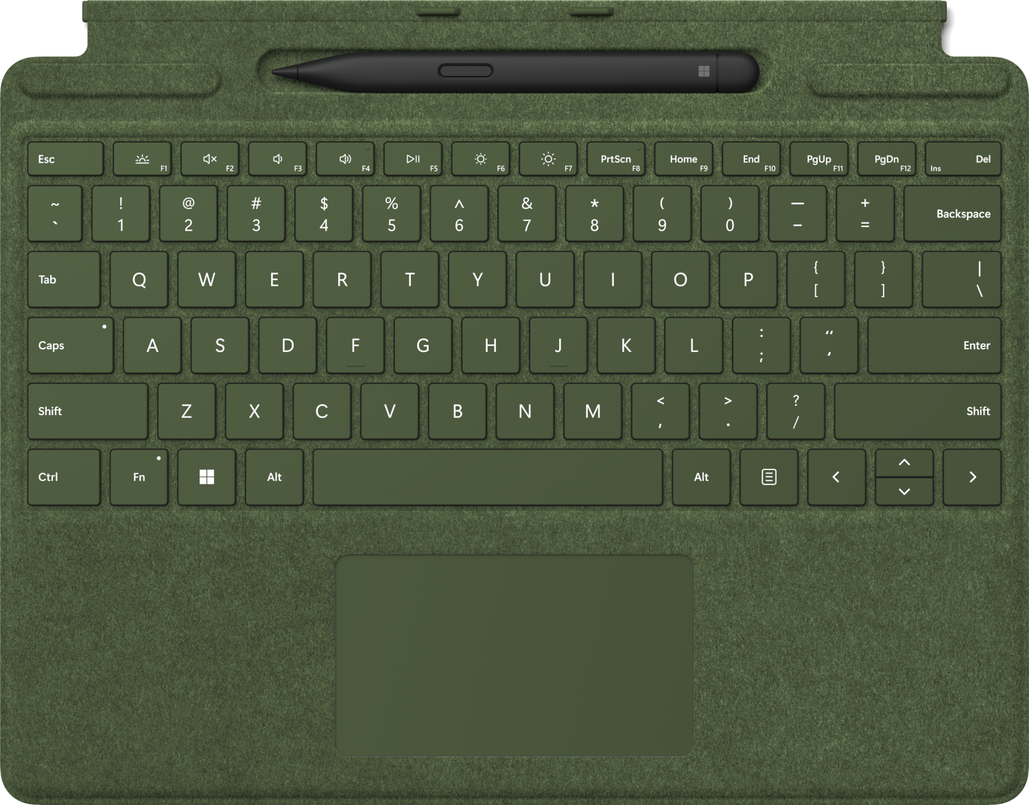 MICROSOFT Cover clavier Signature pour Surface Pro AZERTY BE + Stylet Surface Slim Pen 2 Forêt (8X6-00126)