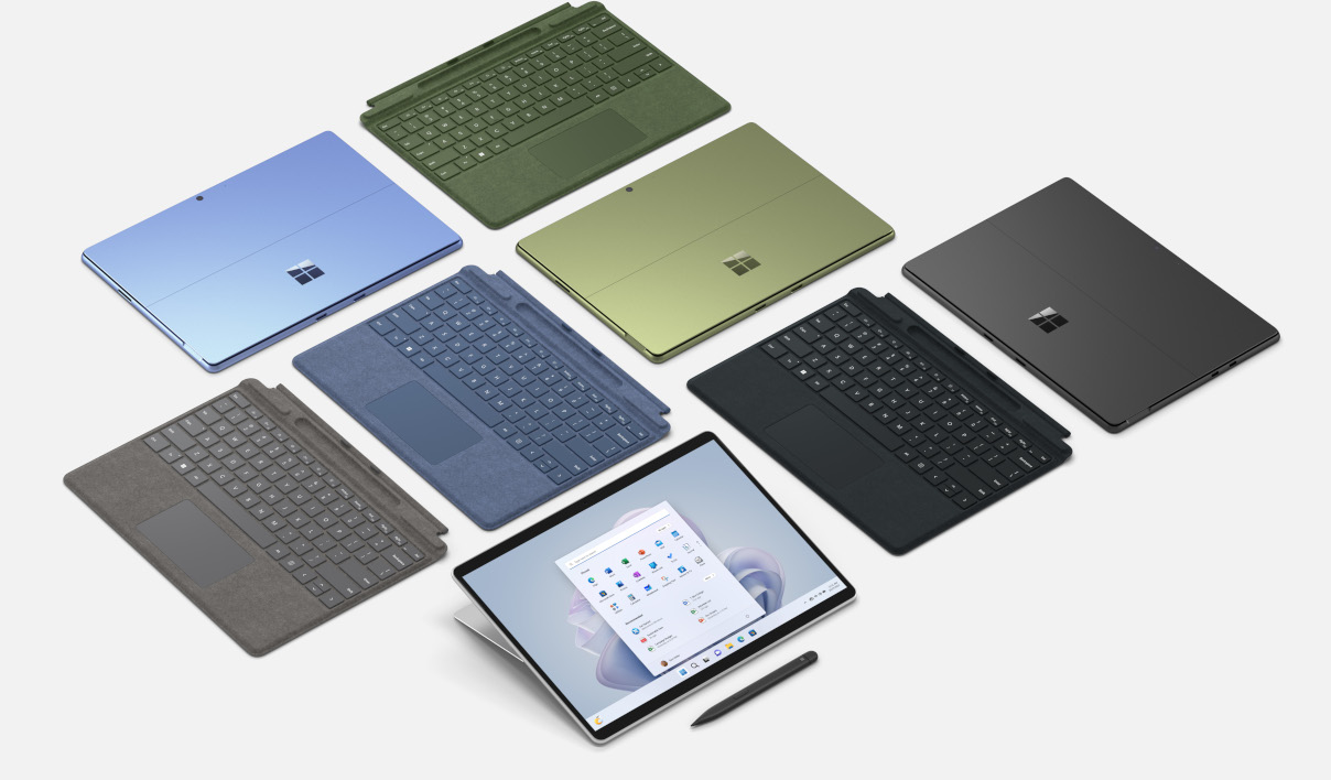 MICROSOFT Toetsenbordcover Signature voor Surface Pro AZERTY BE Saffier (8XA-00102)