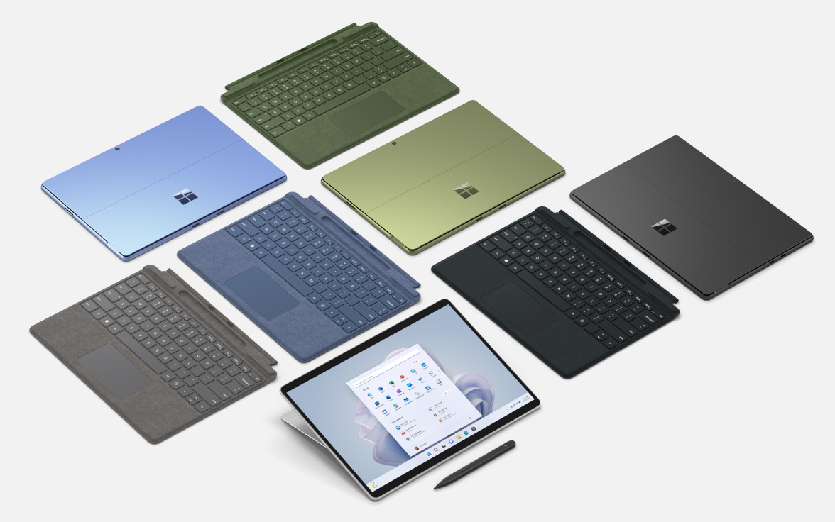 MICROSOFT Toetsenbordcover voor Surface Pro AZERTY BE Bosgroen (8XA-00126)