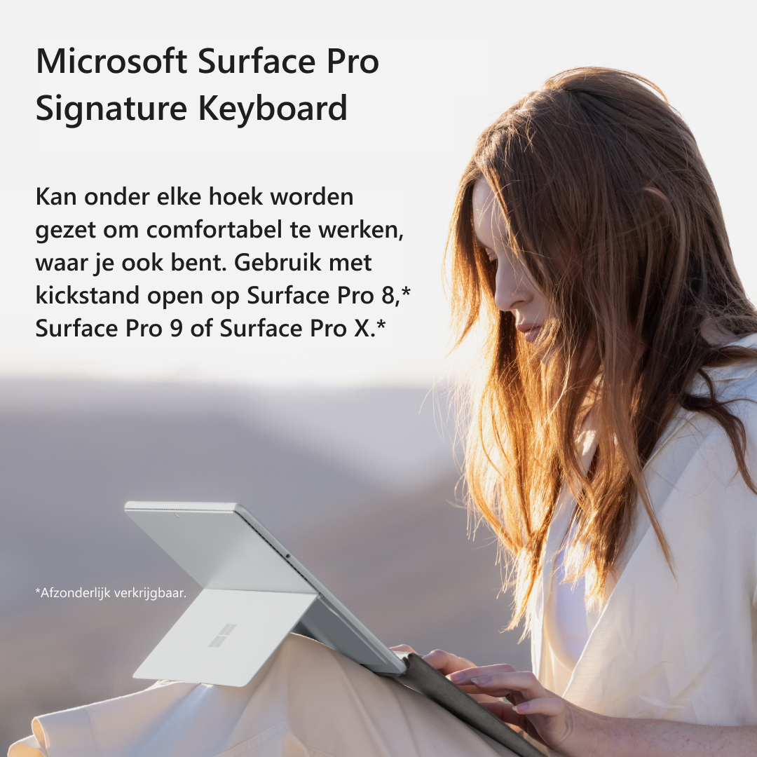 MICROSOFT Toetsenbordcover voor Surface Pro AZERTY BE Bosgroen (8XA-00126)
