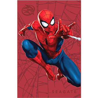 SEAGATE Spider-Man Special Edition FireCuda - Disque dur (HDD, 2 To, Rouge)