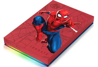 SEAGATE Spider-Man Special Edition FireCuda - Festplatte (HDD, 2 TB, Rot)