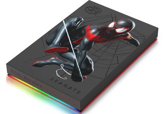 SEAGATE Miles Morales Special Edition FireCuda - Festplatte (HDD, 2 TB, Schwarz)