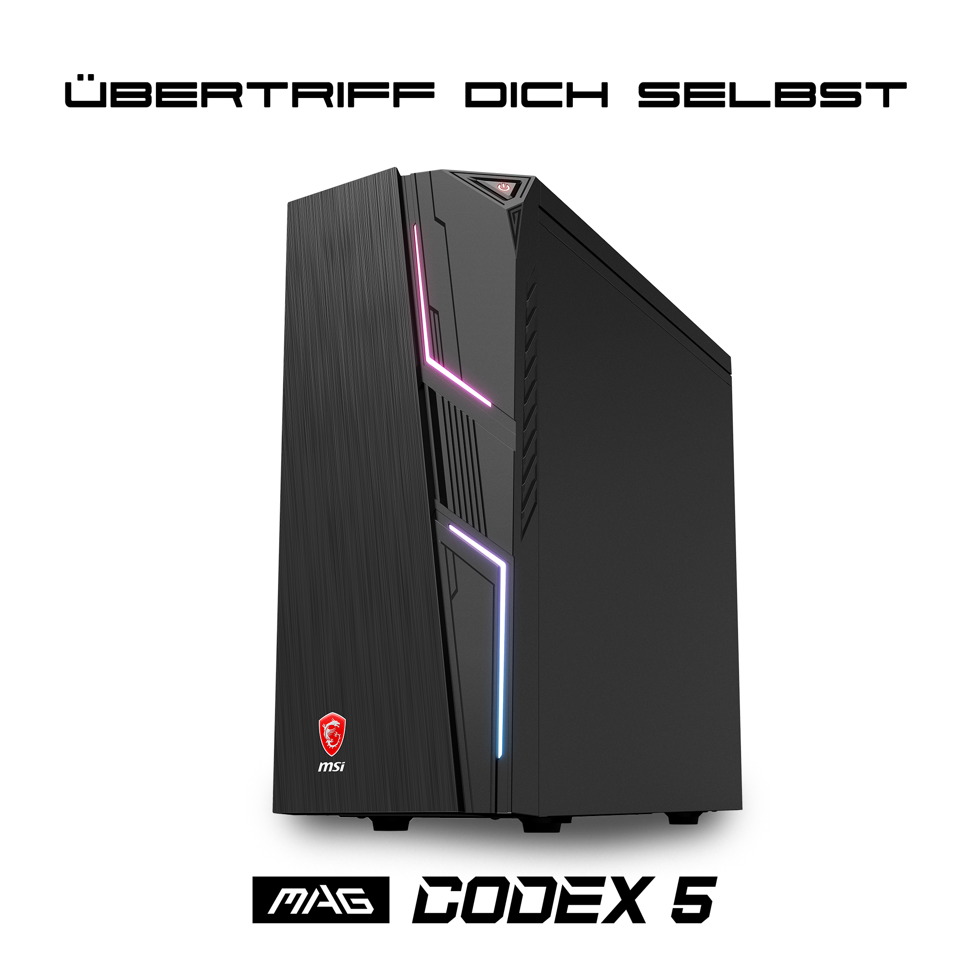 MSI MAG CODEX 5 12-1267DE - Intel® Core™ i7 i7-12700 - 16 GB - 1 TB - NVIDIA GeForce RTX™ 3060 Ti - Windows 11 Home