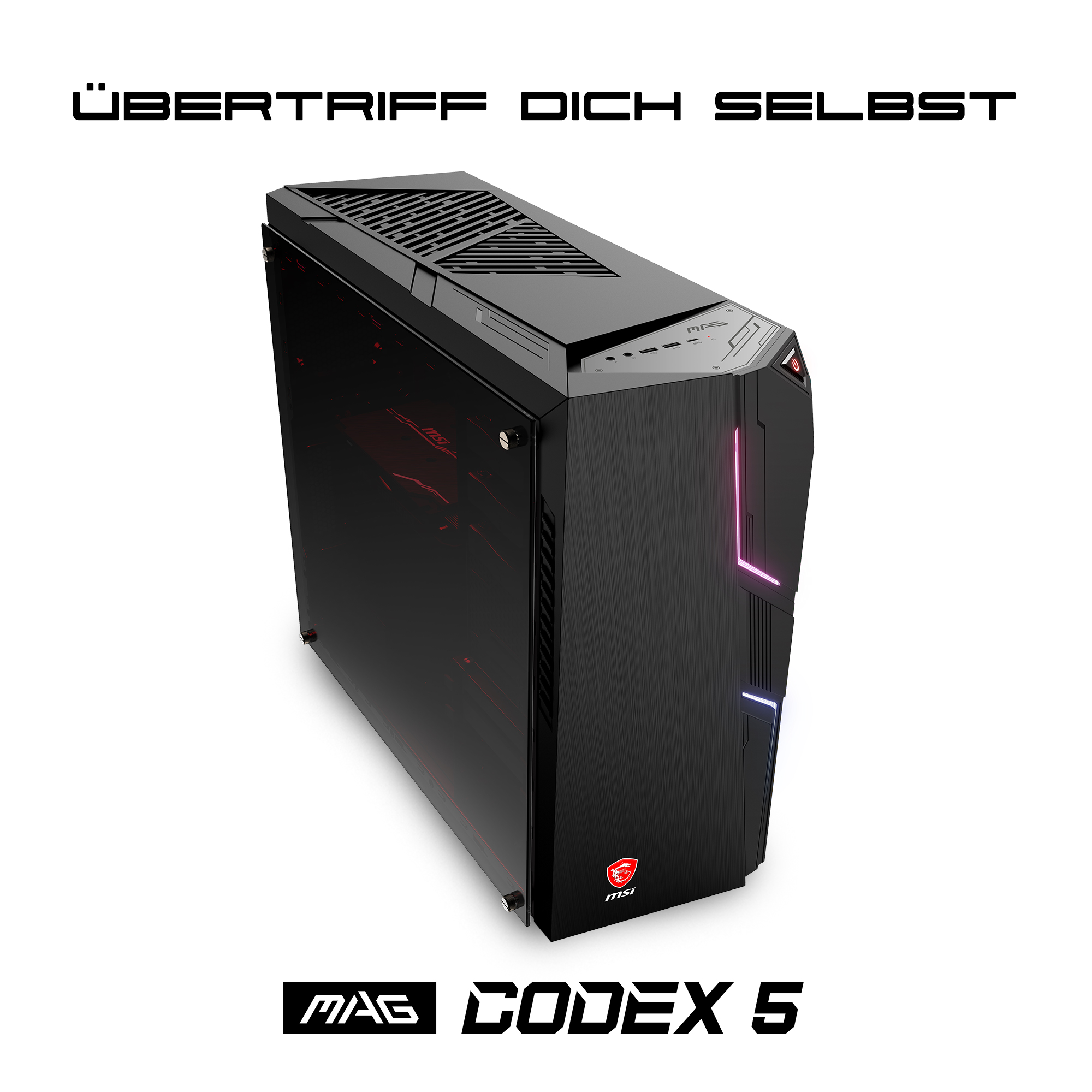 MSI MAG CODEX 5 12-1268DE - Intel® Core™ i7 i7-12700F - 32 GB - 1 TB - NVIDIA GeForce RTX™ 3070 - Windows 11 Home