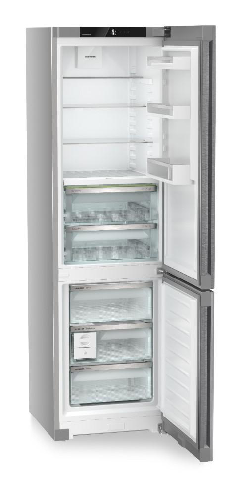 LIEBHERR CBNsda 5723 Plus Kühlgefrierkombination (A, 360 l, 2015 mm hoch, Silber)