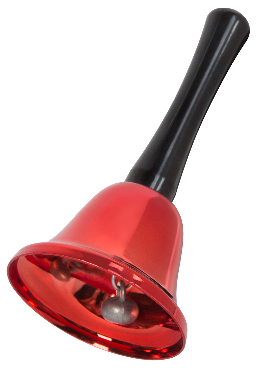 FAMILY CHRISTMAS Karácsonyi dísz - csillogó harang piros