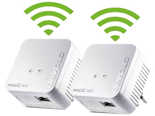 DEVOLO Magic 1 WiFi mini Bundle - Adaptateur d'extension (Blanc)