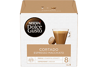 NESCAFE' DOLCE GUSTO - Confezione da 16 capsule per preparare 16 tazze NDG CORTADO