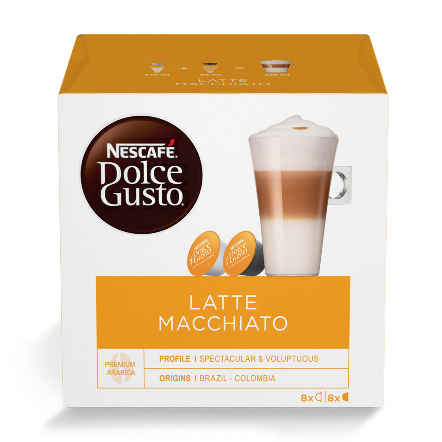Nescafe' Dolce Gusto Capsule Dolce Gusto Latte Macchiato NDG Latte Macchiato