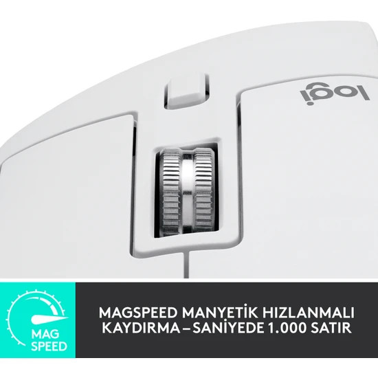LOGITECH MX Master 3S Performans 8.000 DPI Optik Sensörlü Sessiz