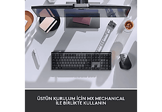 LOGITECH MX Master 3S Performans 8.000 DPI Optik Sensörlü Sessiz Kablosuz Mouse - Beyaz_7