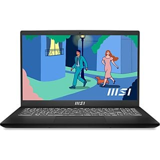 Portátil - MSI Modern 15 B12M-025XES, 15.6" Full HD, Intel® Core™ i5-1235U, 8GB RAM, 512GB SSD, Iris® Xe, Sin sistema operativo