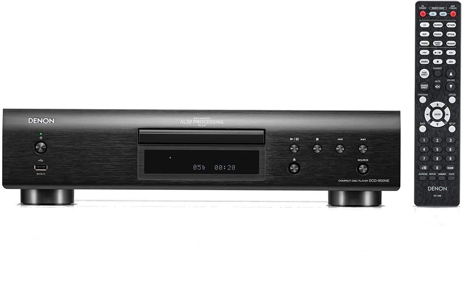 Reproductor CD - Denon DCD900NEBKE2, Hi-Fi, Negro