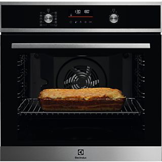 Horno - Electrolux EOF6P77X, Multifunción, Pirolítico, 72 l, Función Grill, 60 cm, Inox