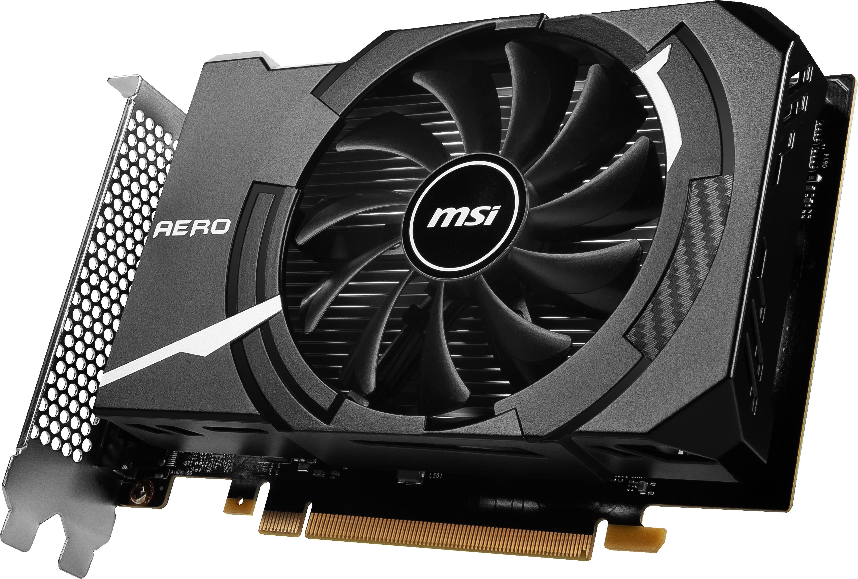 MSI GeForce GTX 1630 AERO ITX 4G OC (NVIDIA, Grafikkarte)
