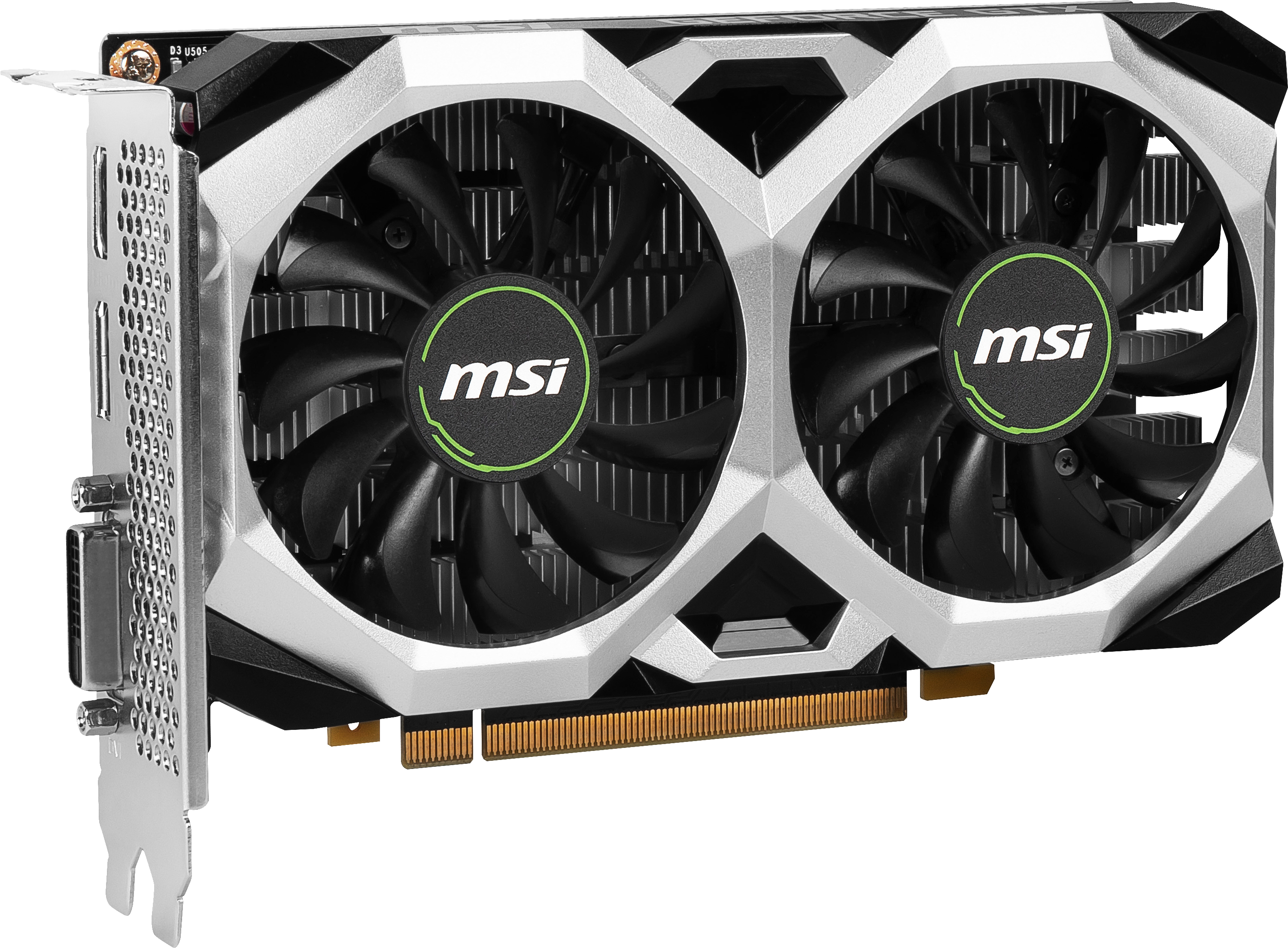 MSI GeForce GTX 1630 VENTUS XS 4G OC (NVIDIA, Grafikkarte)