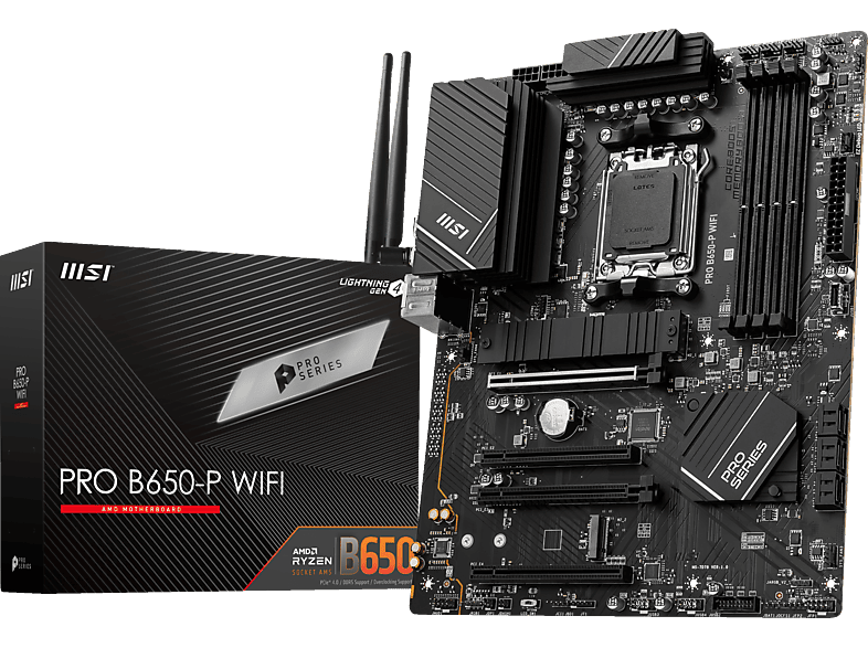 MSI PRO B650-P WIFI Mainboard Schwarz ATX Mainboards | MediaMarkt