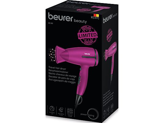 BEURER HC 25 Limited Edition CH - sèche-cheveux de voyage (Magenta.)