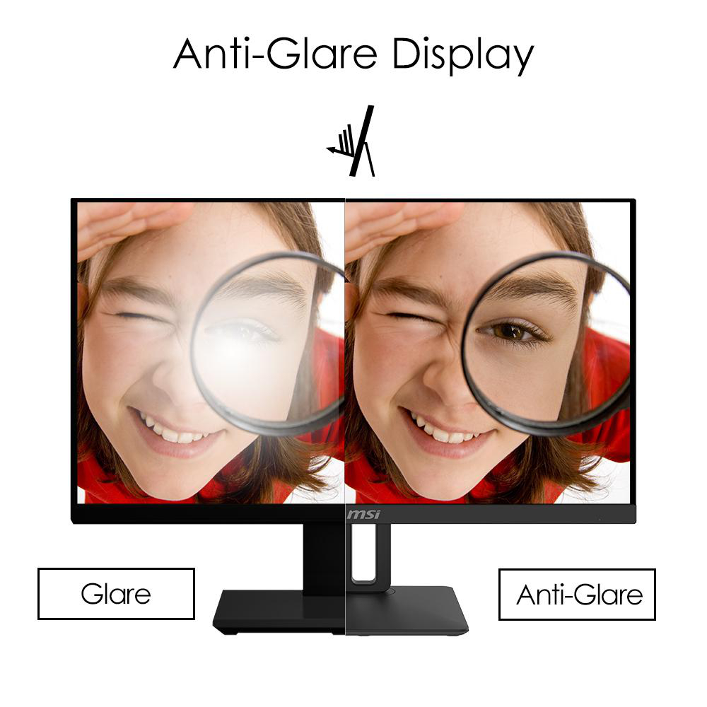MSI PRO MP271PDE 27 Zoll  Full-HD  Monitor  5 ms Reaktionszeit  