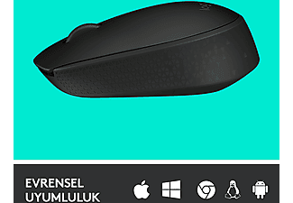 LOGITECH M171 USB Alıcılı Kablosuz Kompakt Mouse - Siyah_6