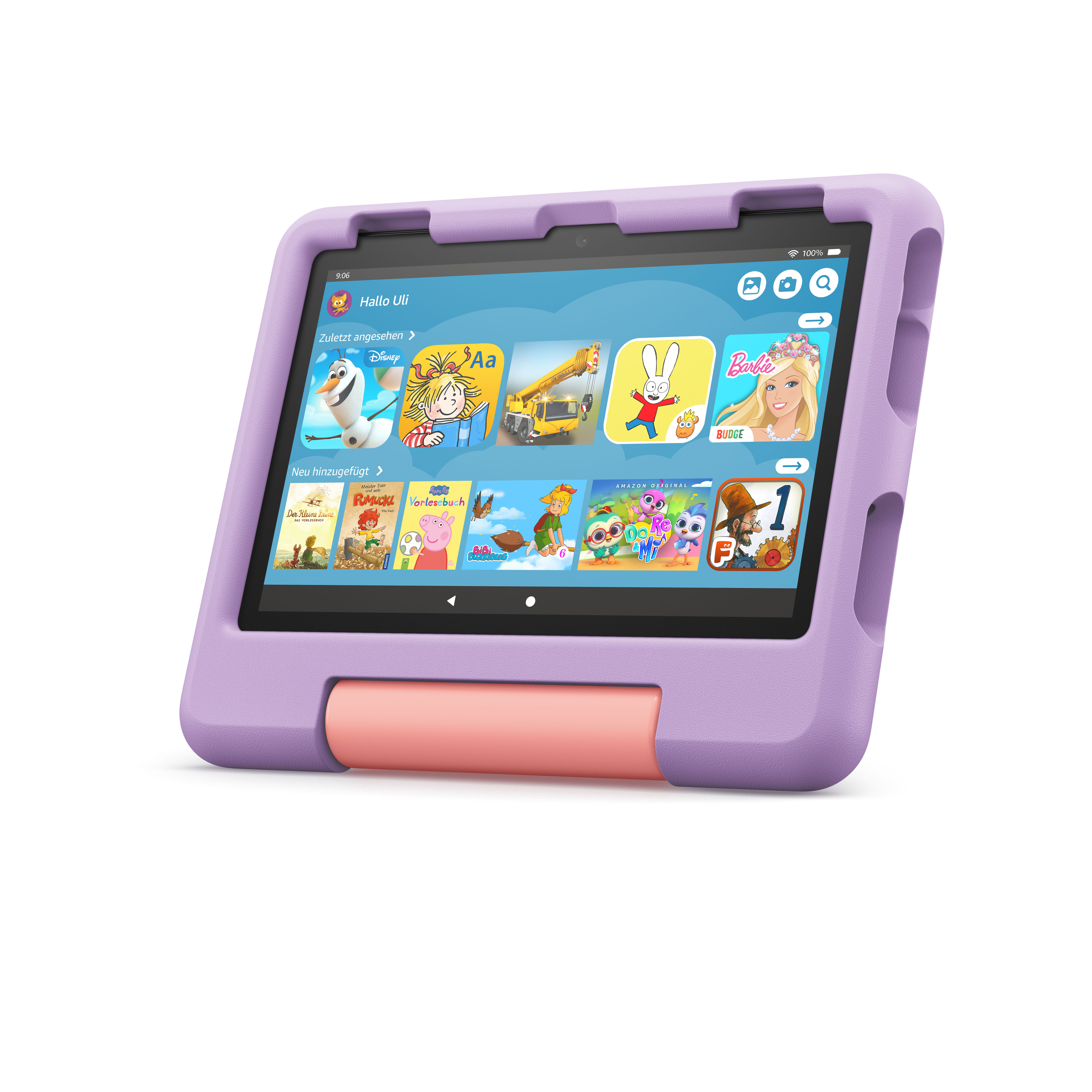 Schwarz, Tablet, Kids 8 Fire in HD Hülle 32 mitgelieferte (2022), Purple Farbton AMAZON GB, 8 Zoll,
