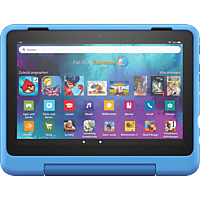 AMAZON Fire HD 8 Kids Pro (2022), Tablet, 32 GB, 8 Zoll, Schwarz, mitgelieferte Hülle im Farbton Cyber-Welt-Design
