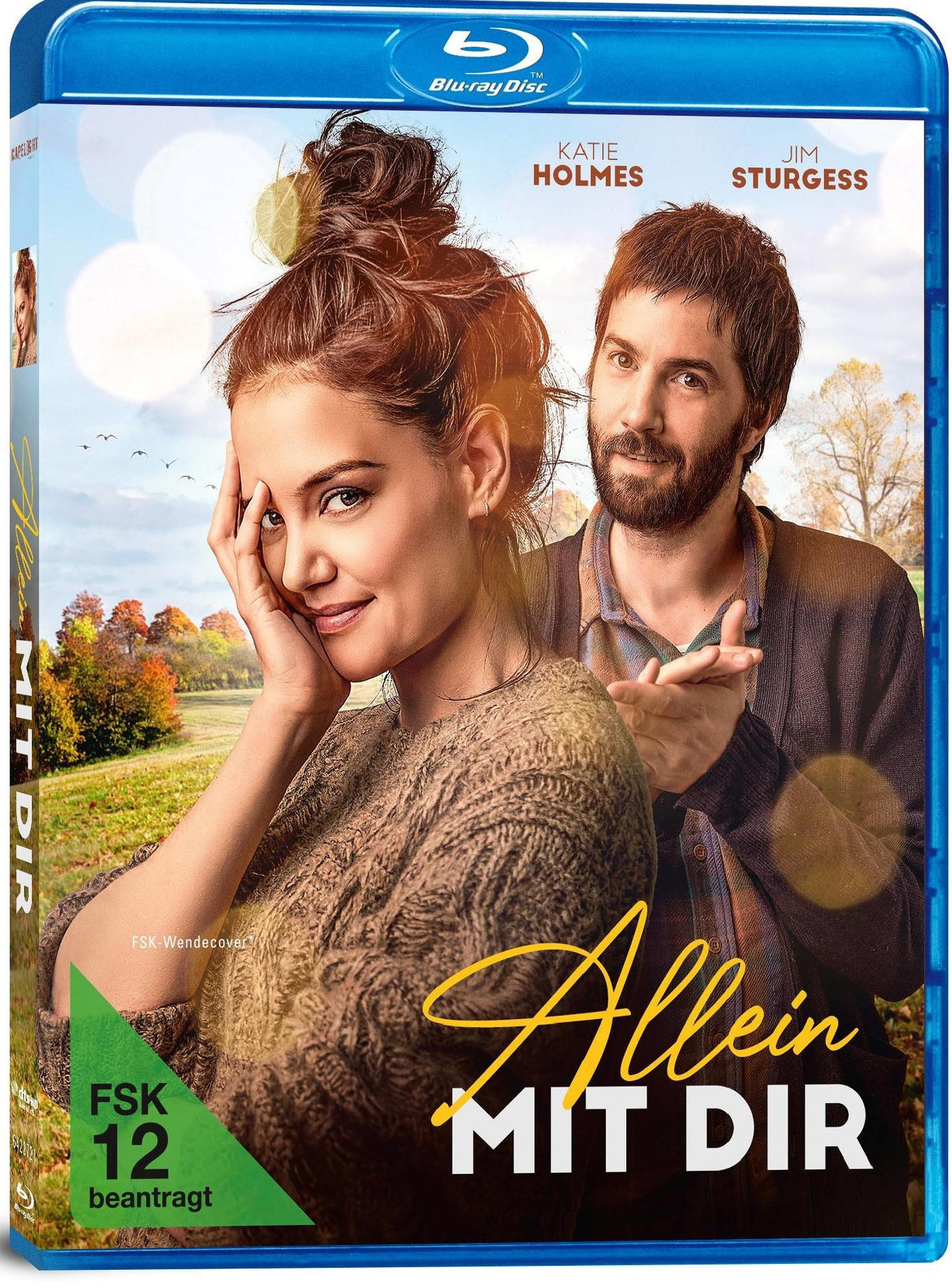 Eine Blu-ray-Hülle mit Katie Holmes und Jim Sturgess. Titel: 'Allein mit Dir'.