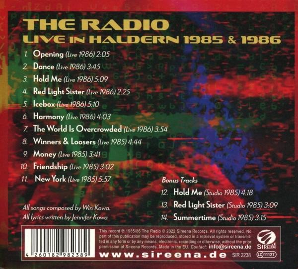 The Radio - Live in Haldern 1985 And 1986  - (CD)