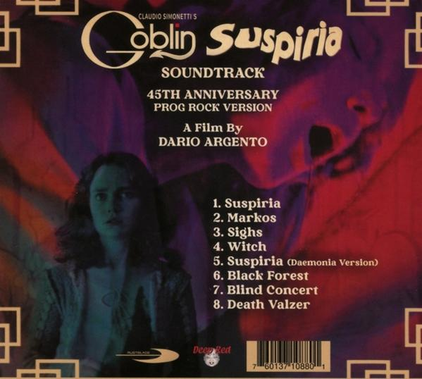 Anniversary Simonetti\'s Suspiria (CD) - Goblin Prog Rock - (45th Edition) Claudio