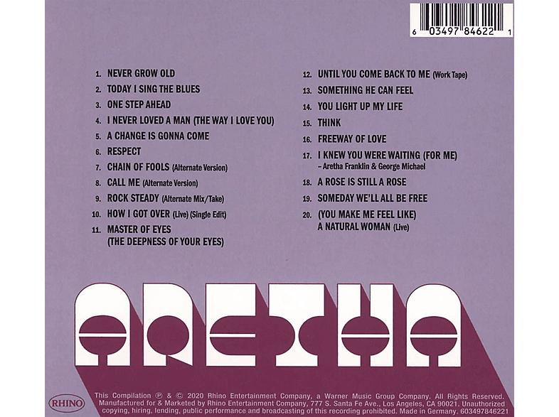 Thumbnail - Aretha Franklin - ARETHA (CD)
