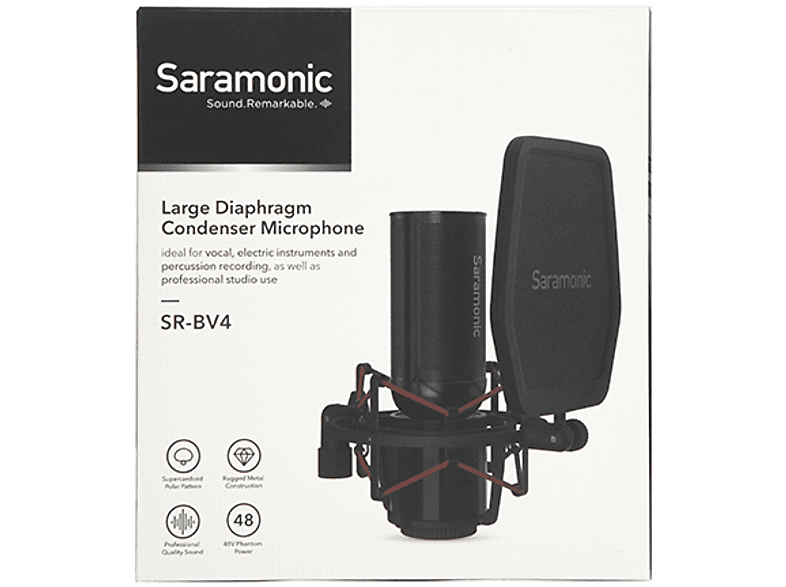 SARAMONIC SR-BV4 Kondenser Mikrofon Siyah_3