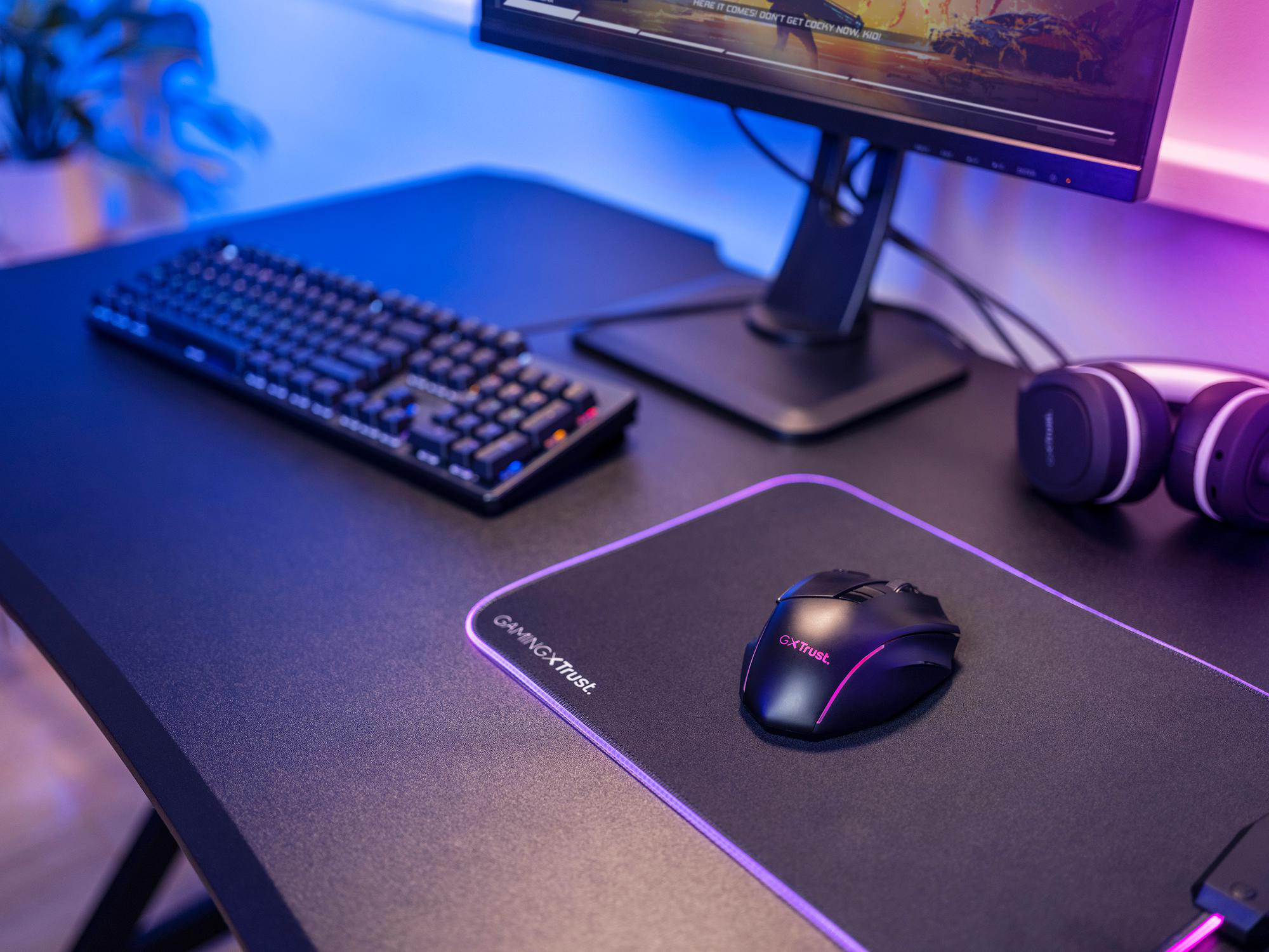TRUST Gaming GXT 131 RANOO Gaming Maus, Schwarz