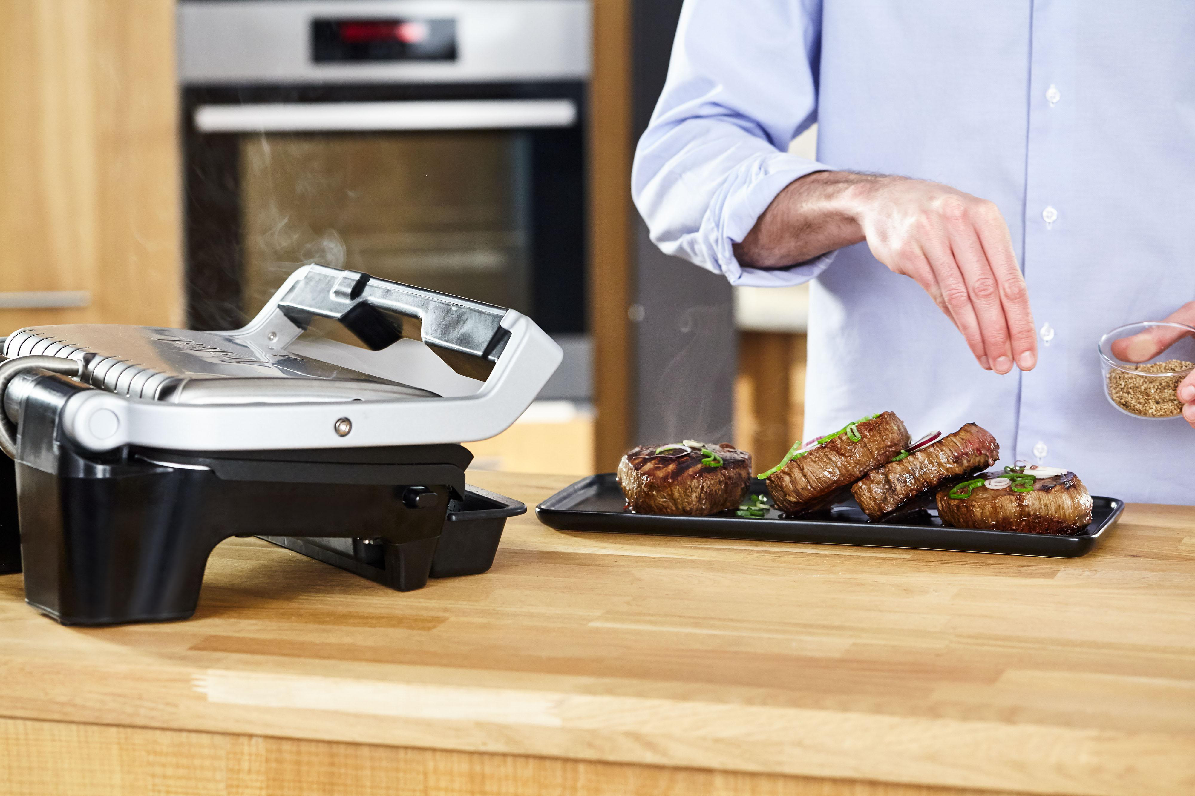 TEFAL Elite+ OptiGrill Kontaktgrill GC750D.INTER1