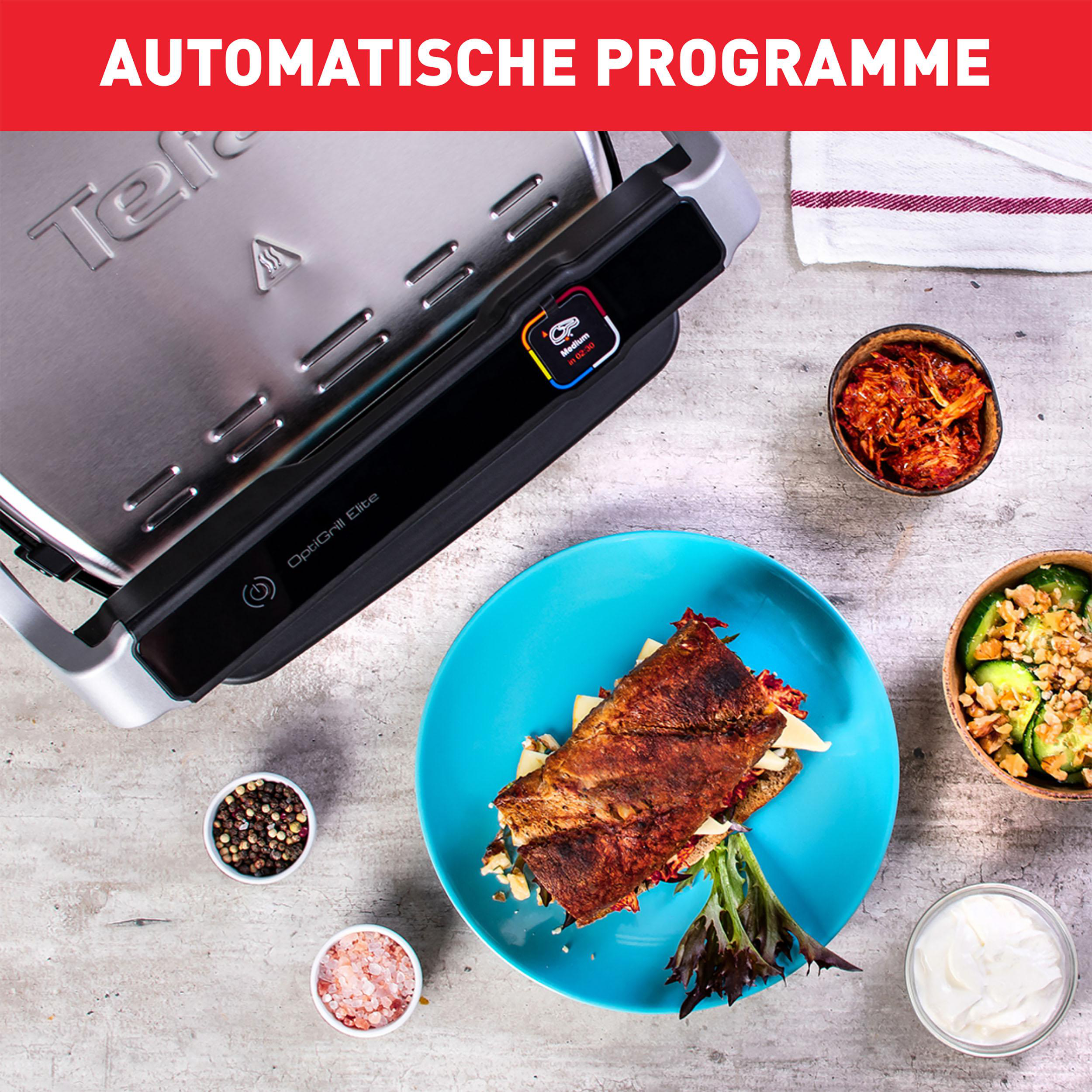 TEFAL GC750D.INTER1 OptiGrill Elite+ Kontaktgrill
