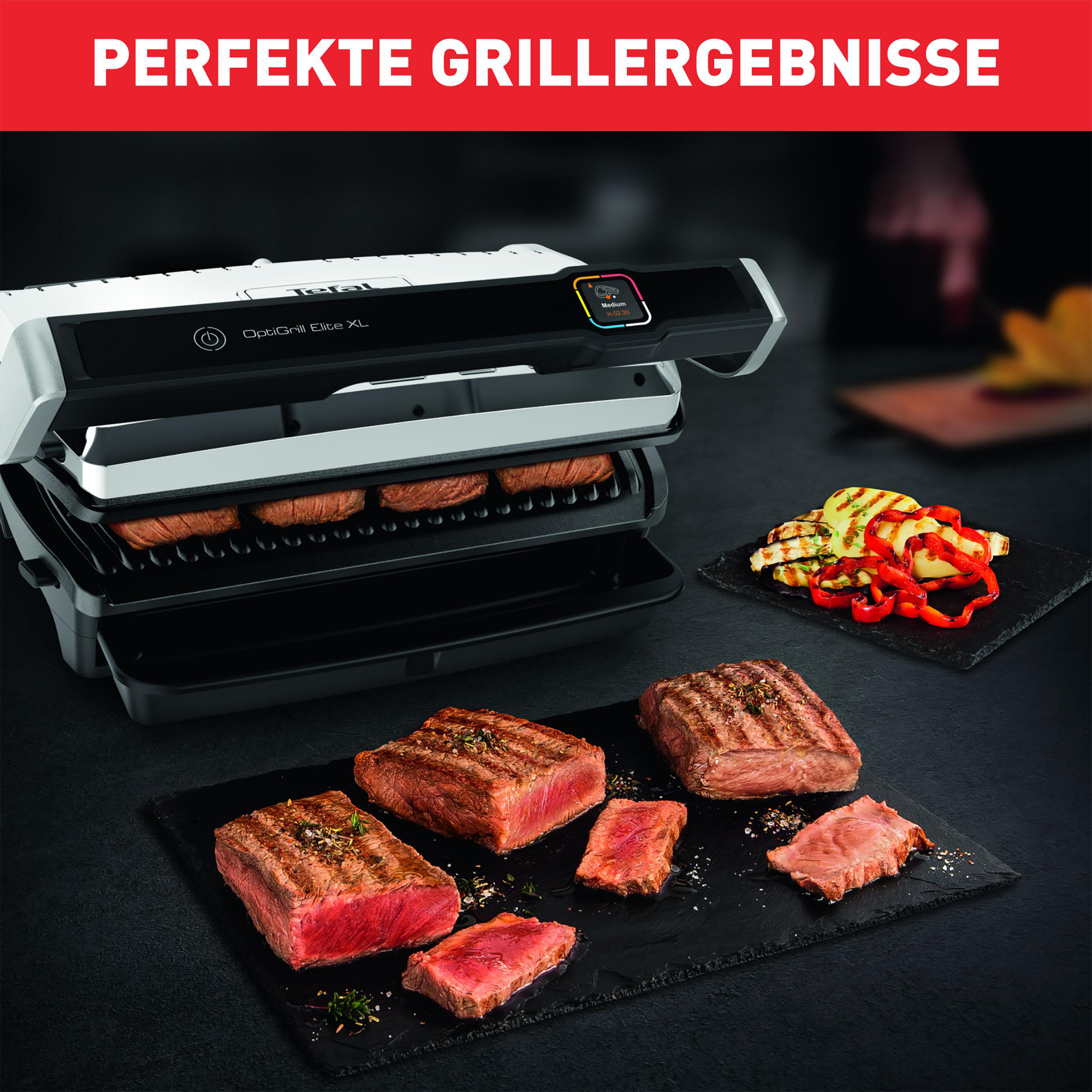 TEFAL GC760D.INTER1 OptiGrill Elite XL+ Kontaktgrill