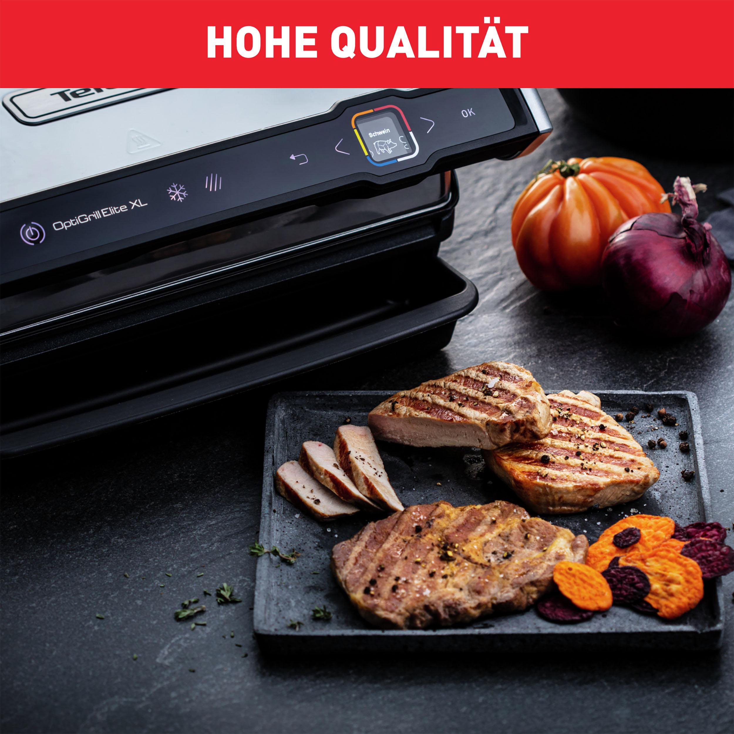 TEFAL GC760D.INTER1 OptiGrill Elite XL+ Kontaktgrill