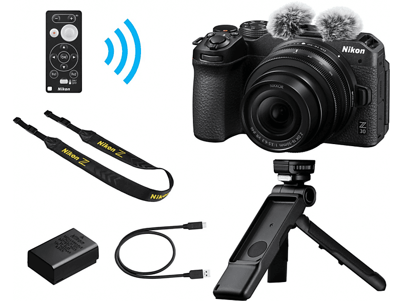 NIKON Z 30 Vlogger Kit Aynasız Fotoğraf Makinesi Siyah Fiyat