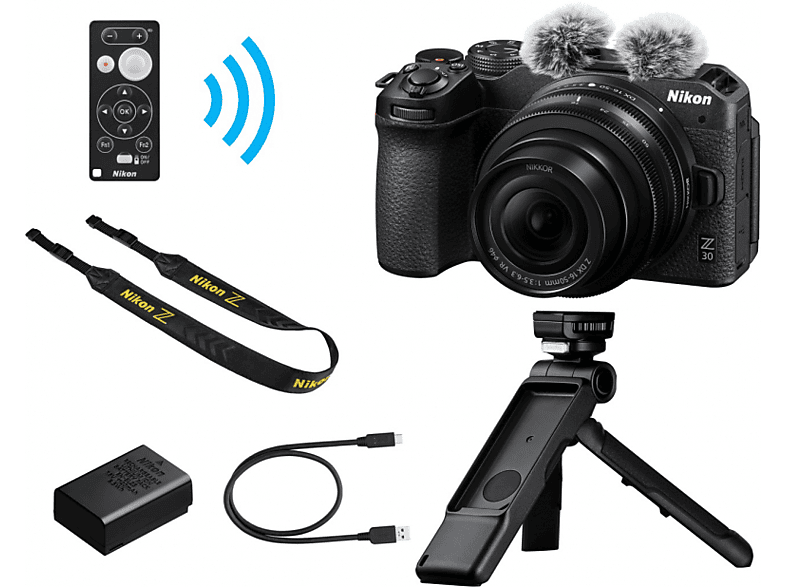 NIKON Z 30 Vlogger Kit Aynasız Fotoğraf Makinesi Siyah_11