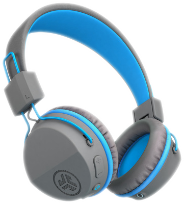 JLAB JBUDDIES KIDS WRLS GREY/BLUE Over-ear Casque audio sans fil Bleu