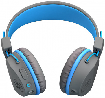 JLAB JBUDDIES KIDS WRLS GREY/BLUE Over-ear Casque audio sans fil Bleu