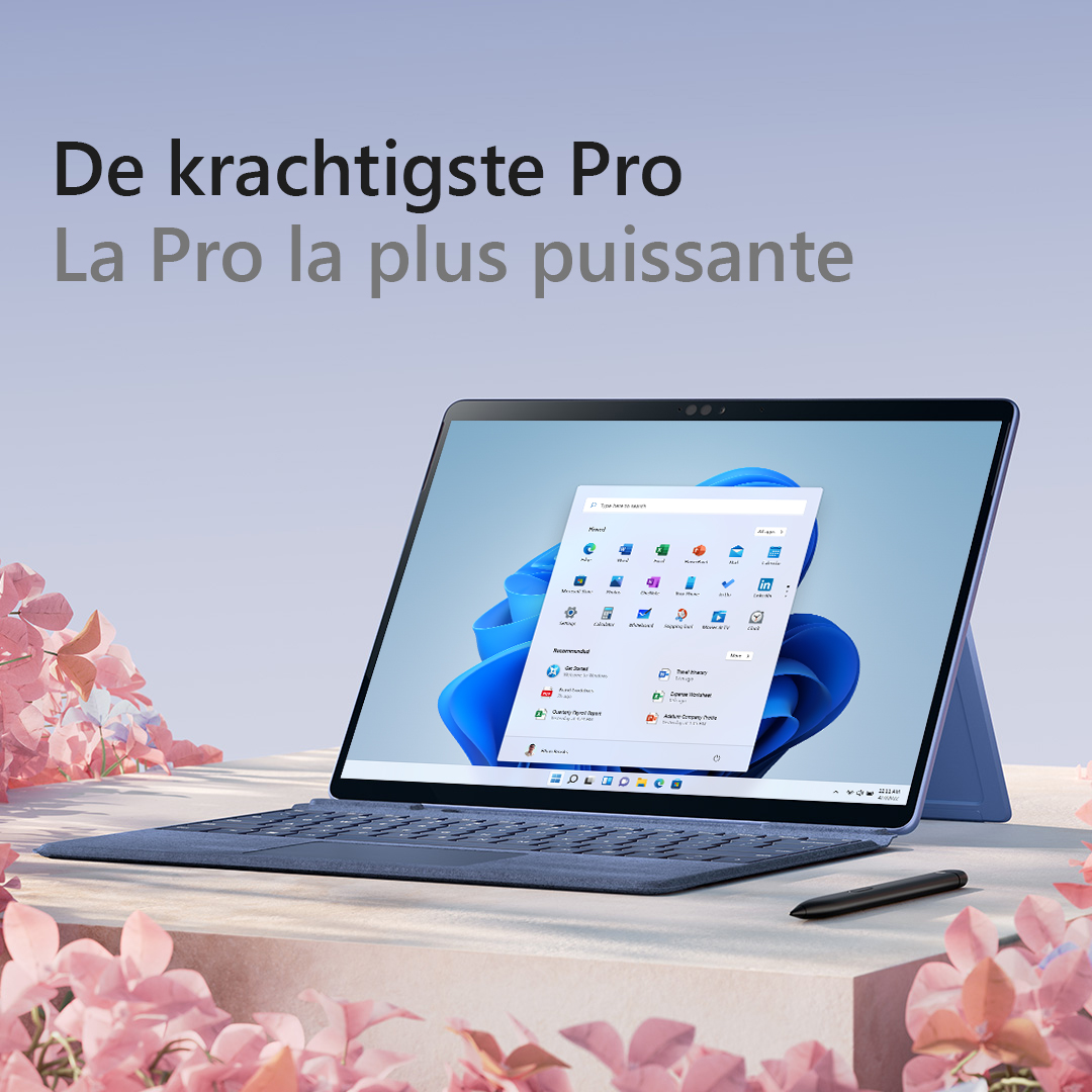 MICROSOFT Surface Pro 9 Intel Core i5-1235U 256 GB 8 GB RAM Wi-Fi  Saphire (QEZ-00038)