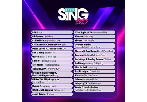 Jogo PS4 Let's Sing 2023 – MediaMarkt