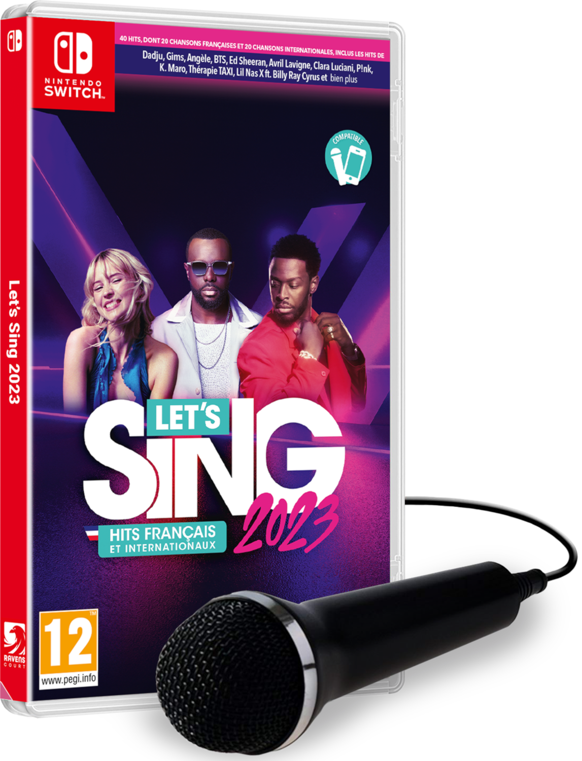 Let's Sing 2023 Hits Français Et Internationaux + Microphone FR Switch
