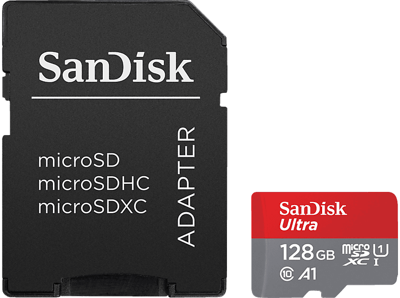 Thumbnail - SANDISK Ultra, Micro-SDXC Flash-Speicherkarte, 128 GB, 140 MB/s