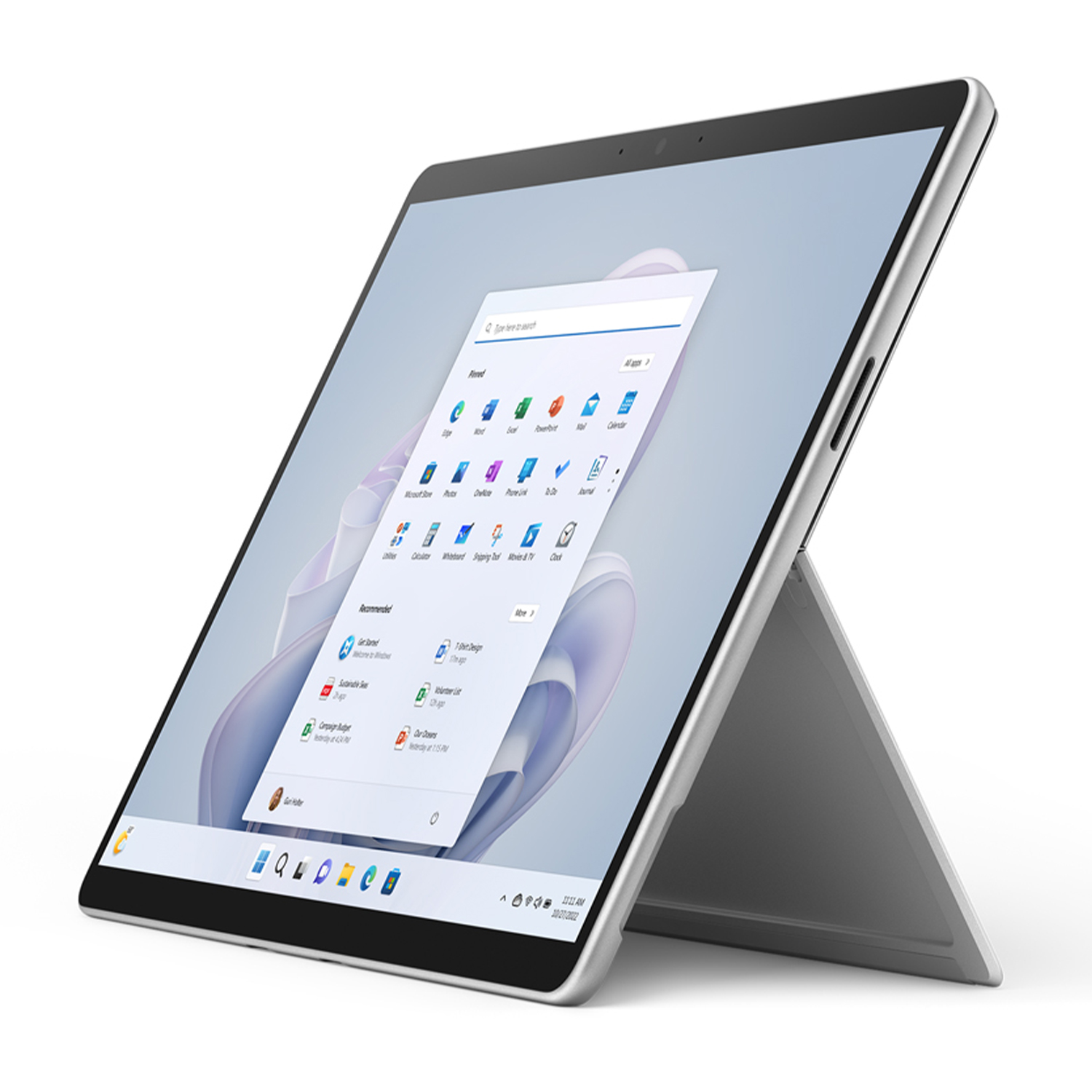 Microsoft Surface Pro 9 – 13 convertibile 2 in 1, pollici, processore Intel® Core I7 1255U (Evo), 16 GB, 256 GB Ssd, Platinum