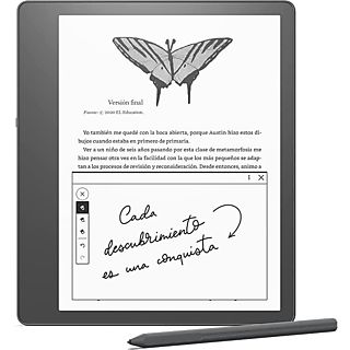 eBook - Amazon Kindle Scribe, Para eBook, 10.2", 16 GB, 300 ppp, Wifi, Lápiz básico, Gris tungsteno