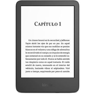 eBook - Amazon Kindle, Para eBook, 6", Doble de almacenamiento, 16 GB, 300 ppp, E-Ink, Negro