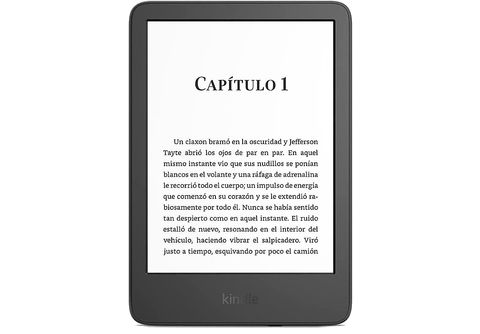 REACONDICIONADO C: eBook   Kindle, Para eBook, 6, Doble de  almacenamiento, 16 GB, 300 ppp, E-Ink, Negro