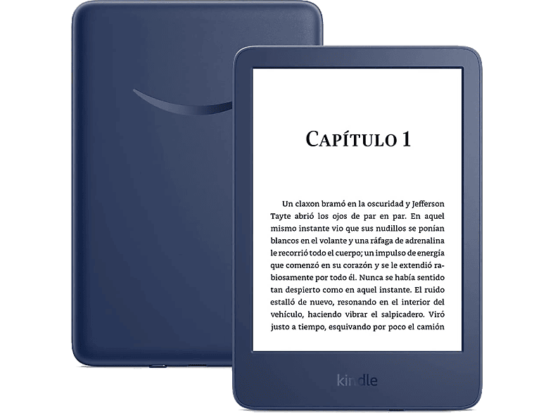 eBook Amazon Kindle, Para eBook, 6", Doble de almacenamiento, 16 GB